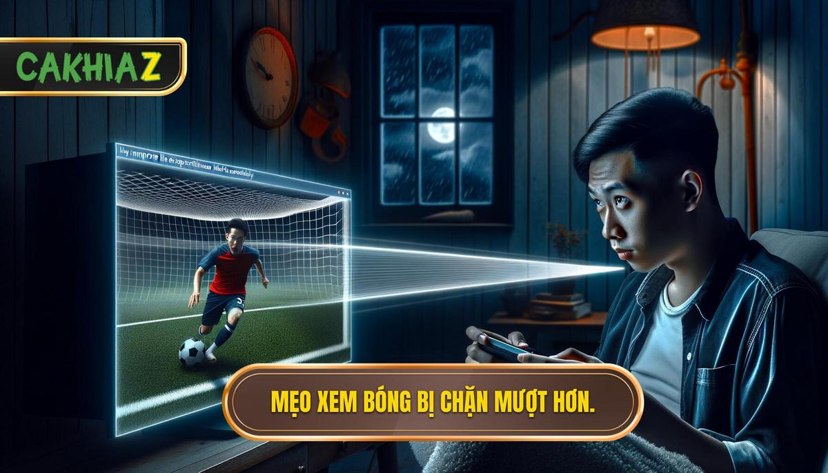 Mẹo tối ưu trải nghiệm khi xem bóng bị chặn