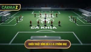 Chiến thuật bóng đá 4-1-4-1 phòng ngự